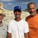 The crew of the leader boat in Round Sicily 2017